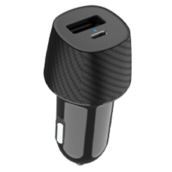 32W Super Fast USB and Type C Car Charger